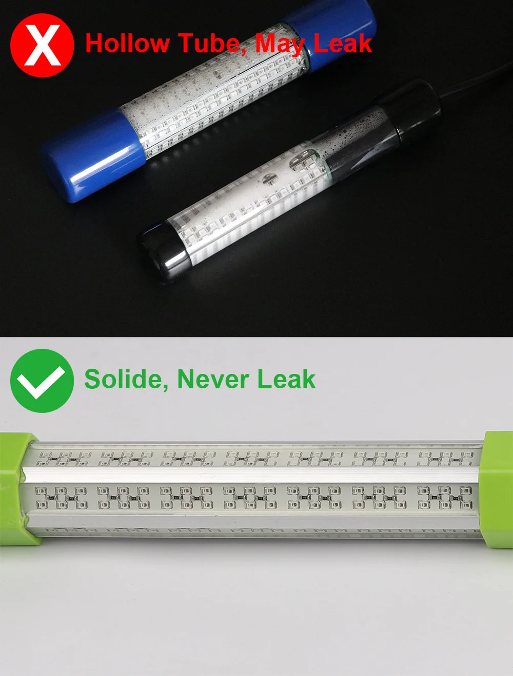 100W 150W DC 12V Green White Squid IP68 High Power Fish Attractant Bait Lure Night Submersible Underwater LED Fishing Light