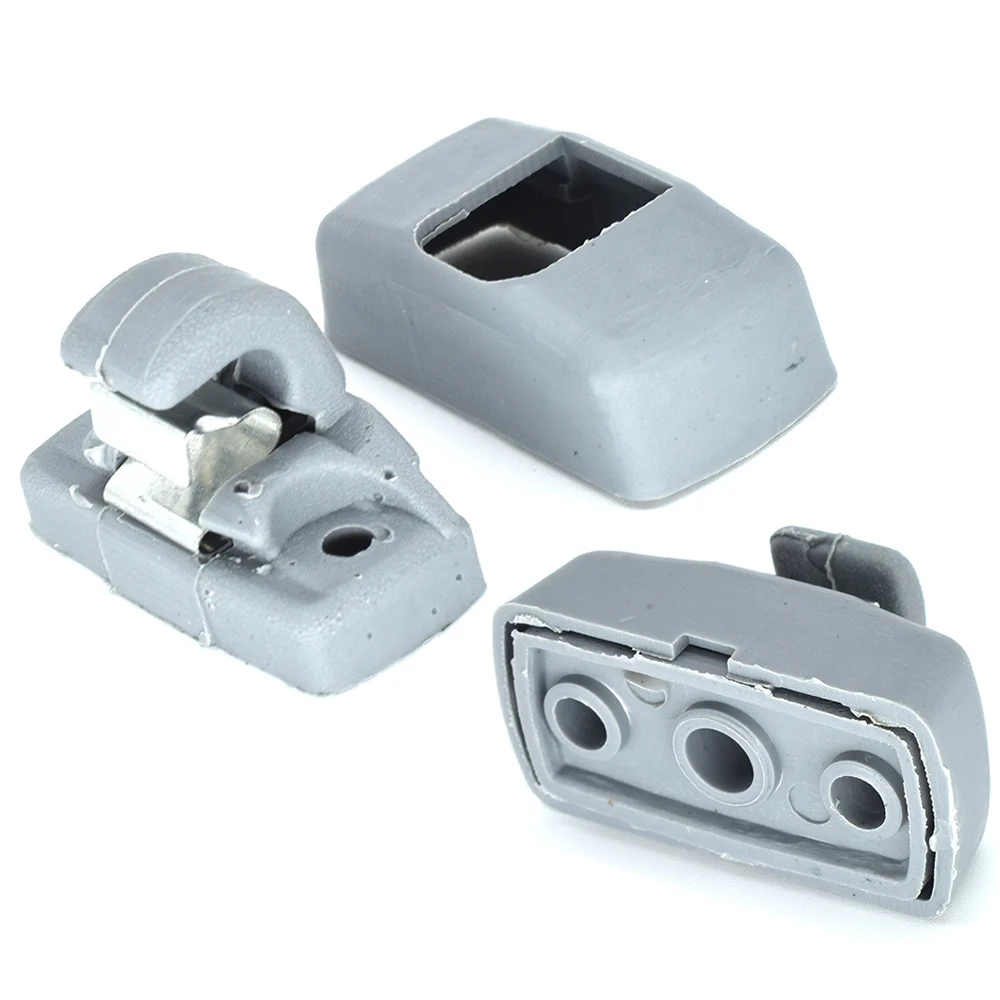 2pcs For SKODA Fabia 6Y Octavia A4 A5 1U 1Z Superb B5 3U 3B0857561B 3B0857563 Grey Front Sun Visor sunvisor Hook Clips Bracket