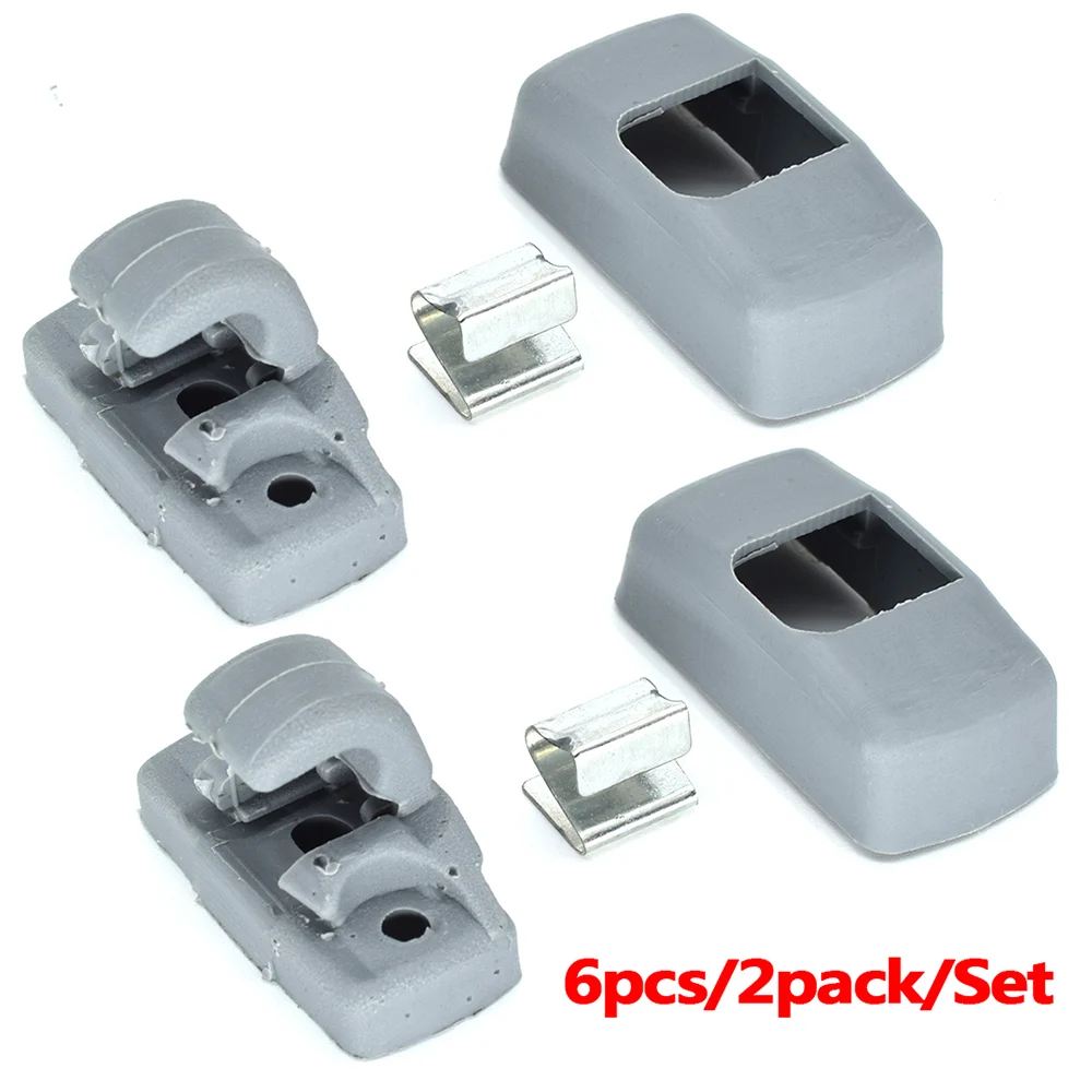 2pcs For SKODA Fabia 6Y Octavia A4 A5 1U 1Z Superb B5 3U 3B0857561B 3B0857563 Grey Front Sun Visor sunvisor Hook Clips Bracket
