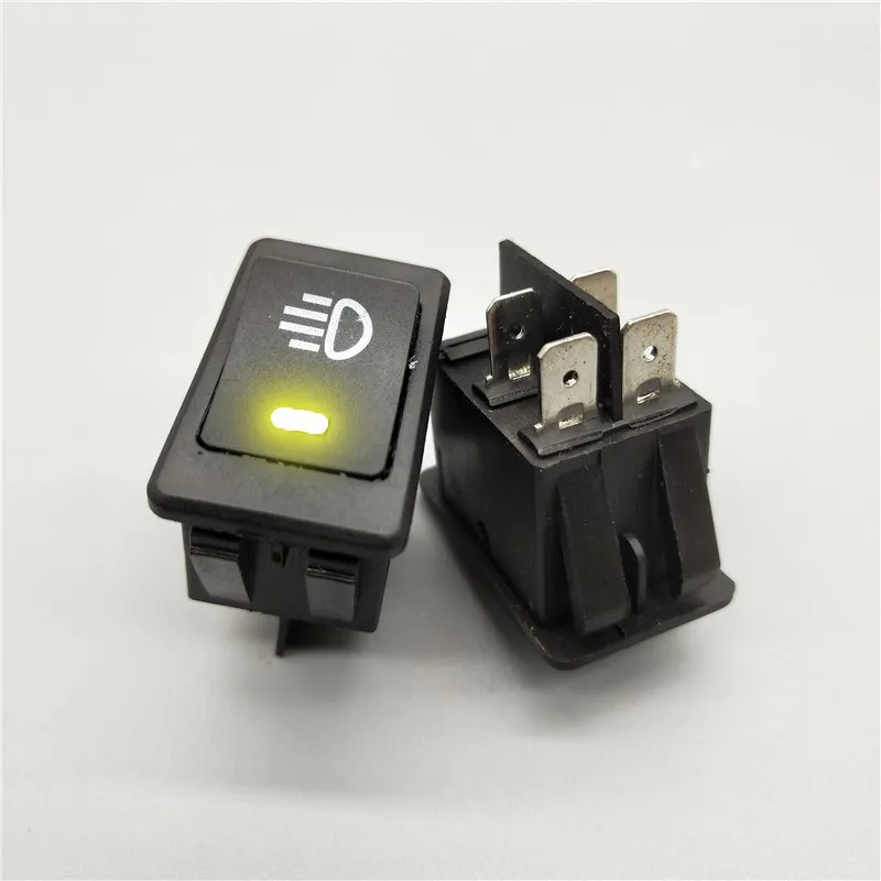 Automobile and Motorcycle Fog Light Switch LED ASW-17D 12V 35A 4Pin