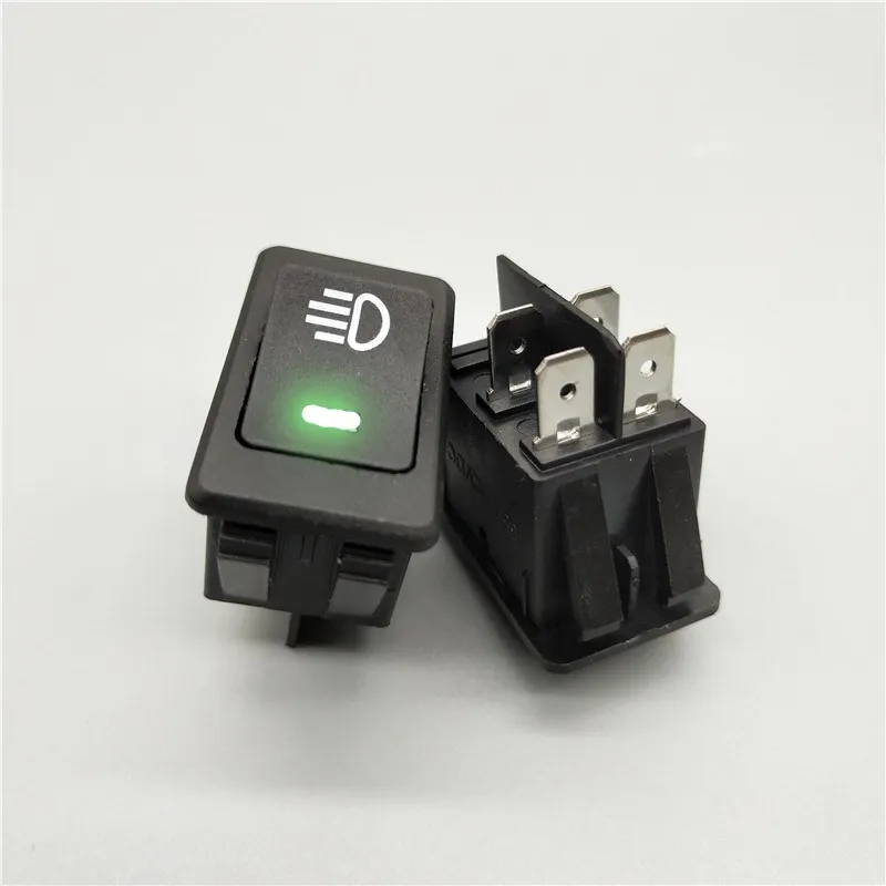 Automobile and Motorcycle Fog Light Switch LED ASW-17D 12V 35A 4Pin