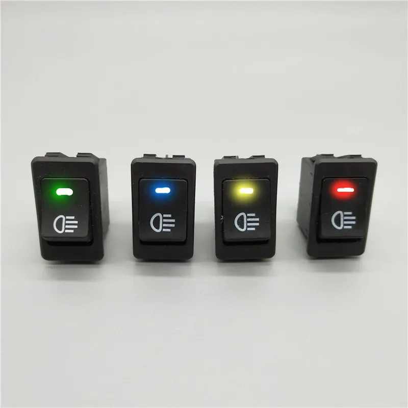 Automobile and Motorcycle Fog Light Switch LED ASW-17D 12V 35A 4Pin