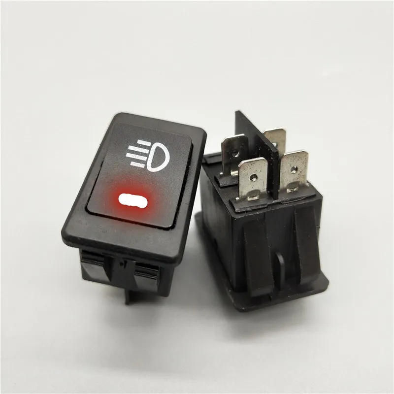 Automobile and Motorcycle Fog Light Switch LED ASW-17D 12V 35A 4Pin