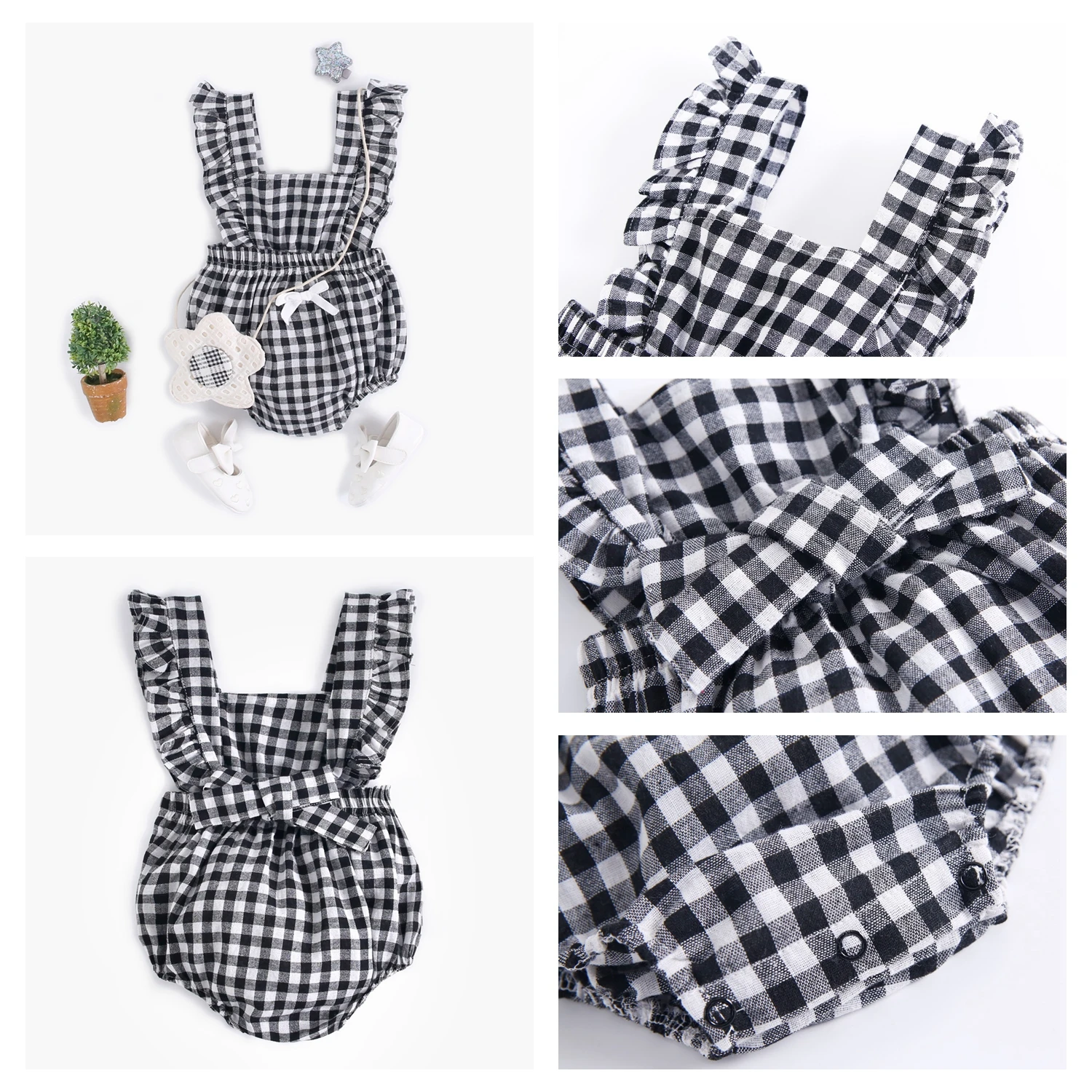 Sanlutoz Princess Baby Girls Bodysuits Cotton Baby Girl Clothing for Newborn Cute Summer Baby Bodysuit