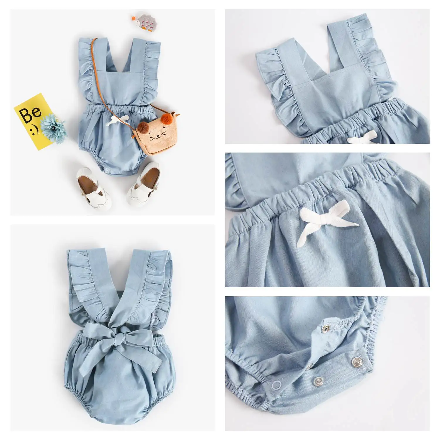 Sanlutoz Princess Baby Girls Bodysuits Cotton Baby Girl Clothing for Newborn Cute Summer Baby Bodysuit