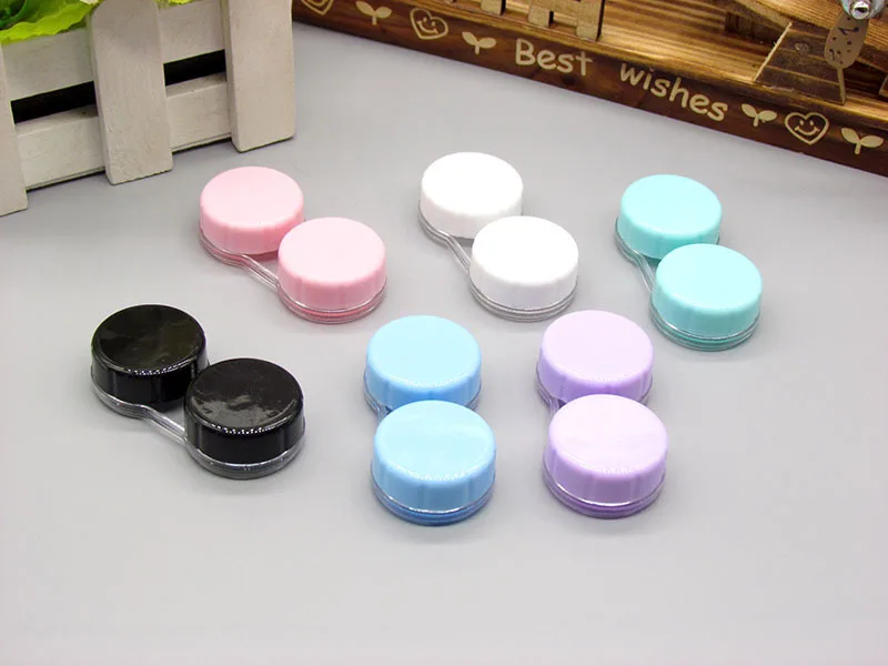 1 Set Color Contact Lens Case Box Tweezers and Suction Stick for Eyes Care Tool Contact Lenses Inserter Tools Contacts Case