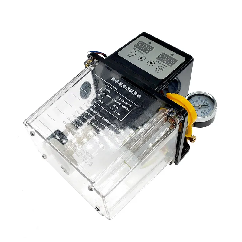 1pcs 0.5L 1L 2L Lubricant Pump Automatic Lubricating Oil Pump CNC Electromagnetic Lubrication Pump Lubricator