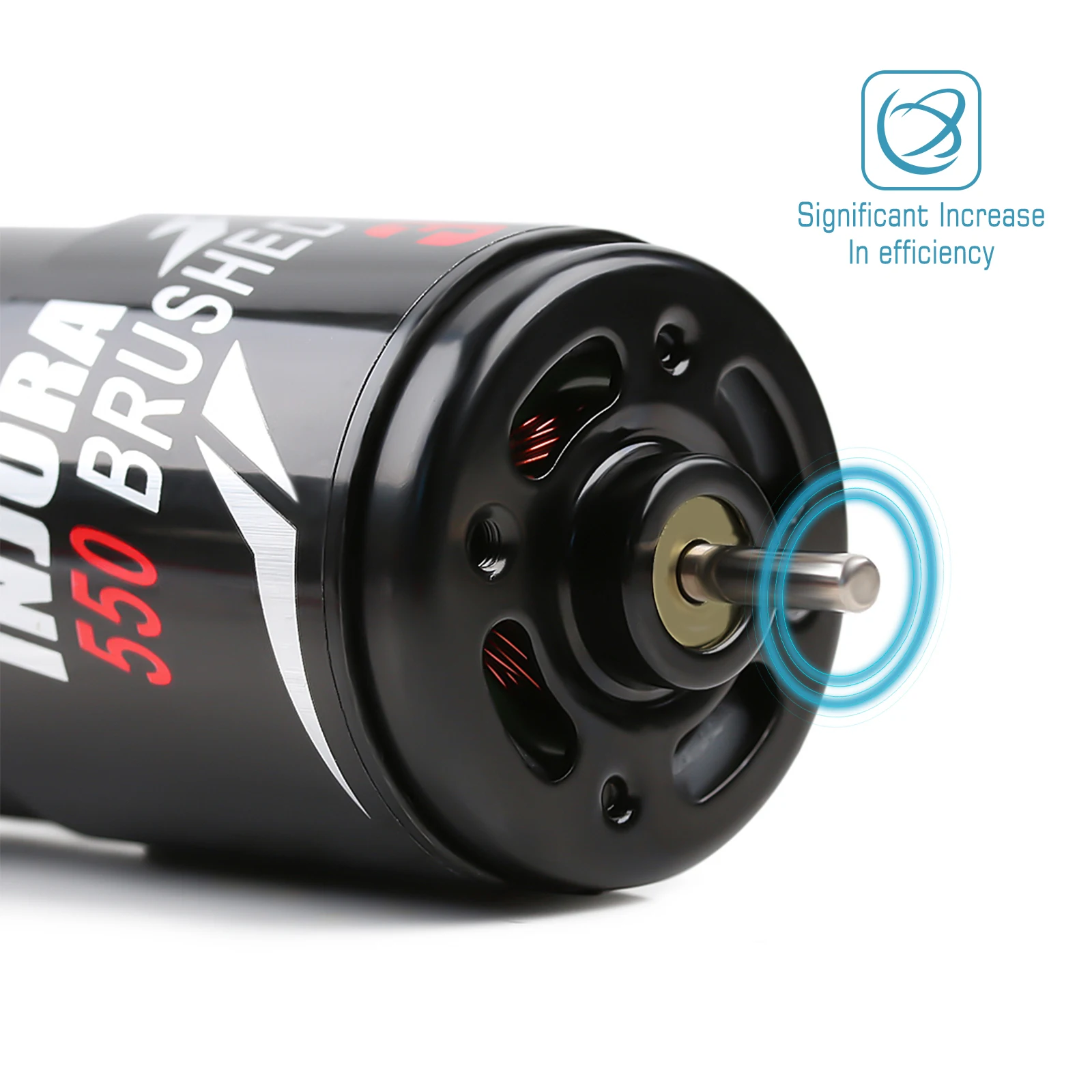 INJORA 550 Brushed Motor Waterproof 12T 21T 29T 35T 55T for 1:10 RC Crawler Axial SCX10 AXI03007 JL 90046 Slash TRX4 TRX6