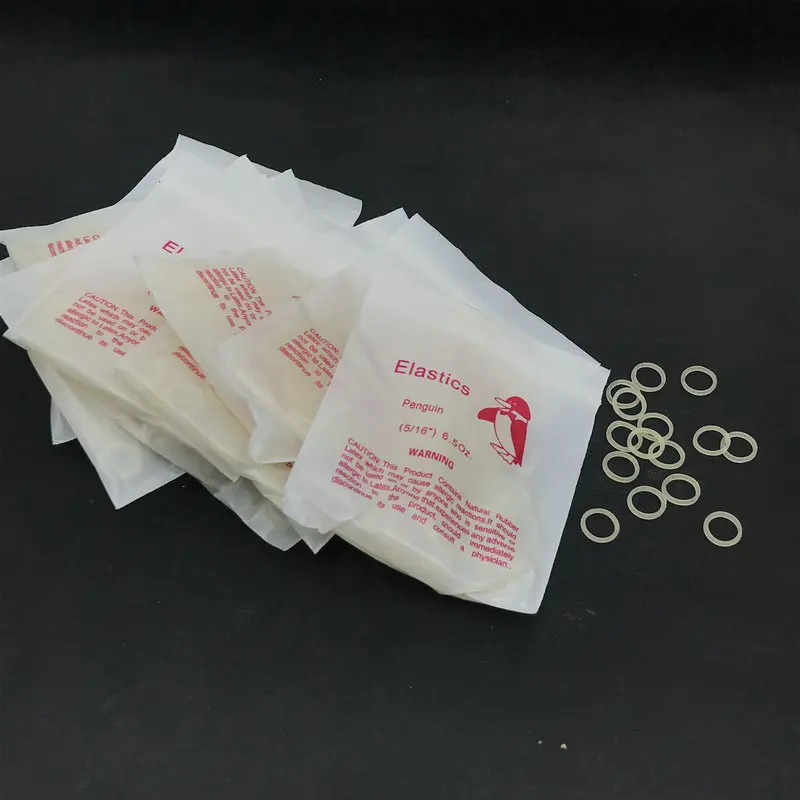 10packs/1000pcs Dental Elastic Rubber Bands Orthodontic Braces bands 3.5oz/5Oz/6.5Oz Dental Orthodontic Product