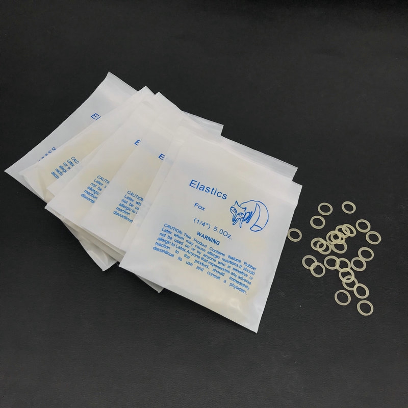 10packs/1000pcs Dental Elastic Rubber Bands Orthodontic Braces bands 3.5oz/5Oz/6.5Oz Dental Orthodontic Product