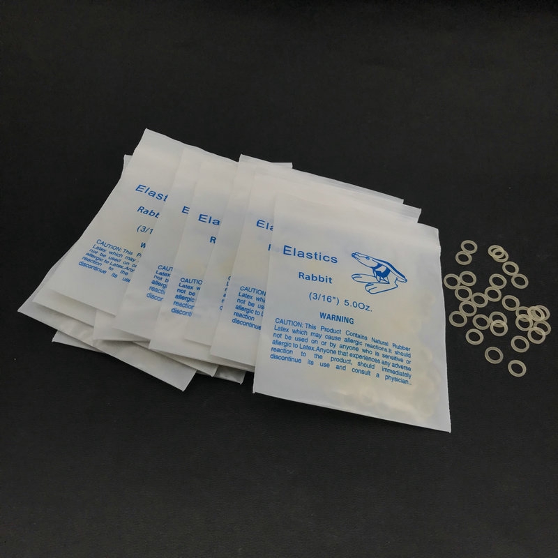 10packs/1000pcs Dental Elastic Rubber Bands Orthodontic Braces bands 3.5oz/5Oz/6.5Oz Dental Orthodontic Product
