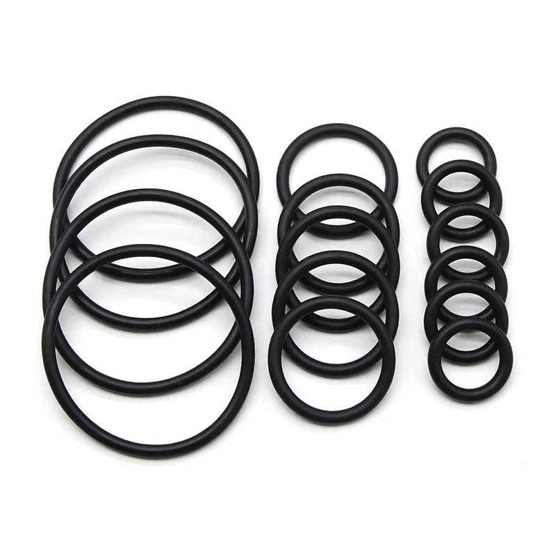 10pcs NBR O Ring Seal Gasket CS 3mm OD 9mm ~ 150mm Automobile Nitrile Rubber Round O Type Corrosion Oil Resist Sealing Washer