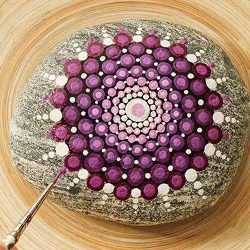 48pcs/set Mandala Stencils DIY Painting Scrapbook Coloring Embossing Album Decor