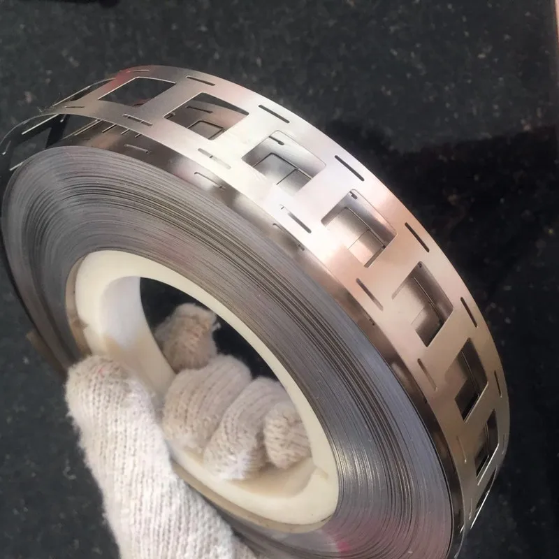 1KG Nickel-plated Steel Strip Lithium Ion-Lithium Battery 0.15x20.2x27mm / 0.15x18.5x25.5mm Used For 18650 Battery Spot Welder