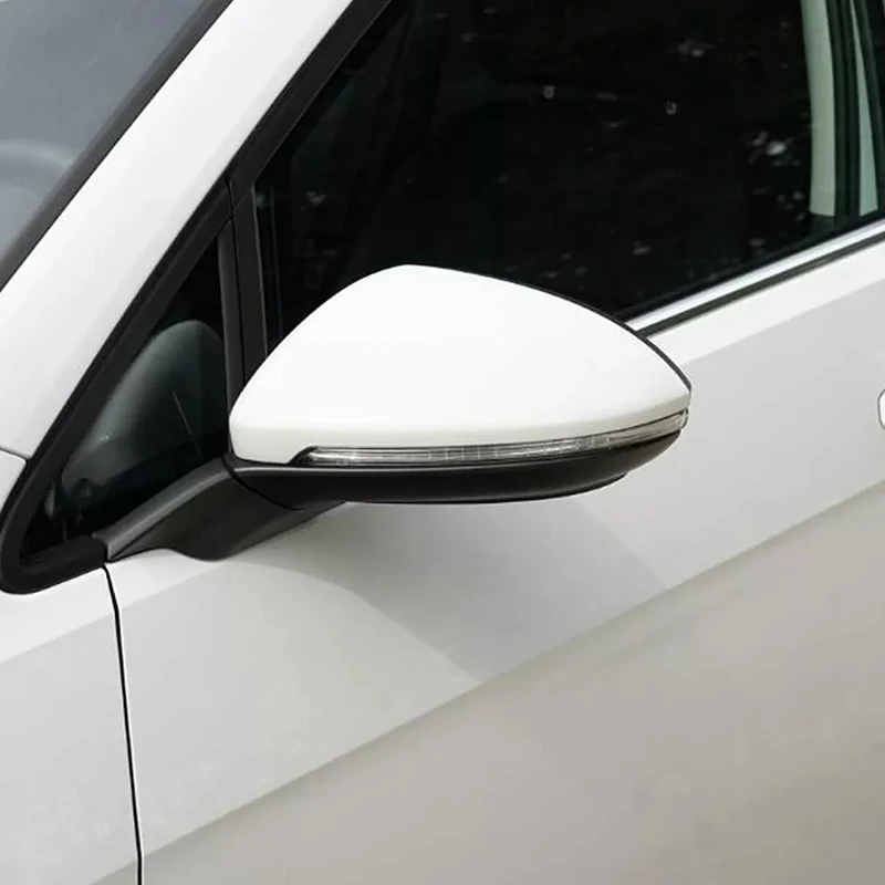 Replacement Rearview Mirror Cover Housing For VW Golf 7 MK7 MK7.5 GTI GTD 2013-2018 Black/White/Carbon Look Side Wing Mirror Cap