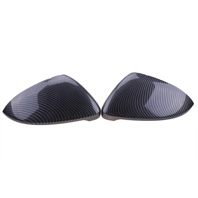 Replacement Rearview Mirror Cover Housing For VW Golf 7 MK7 MK7.5 GTI GTD 2013-2018 Black/White/Carbon Look Side Wing Mirror Cap