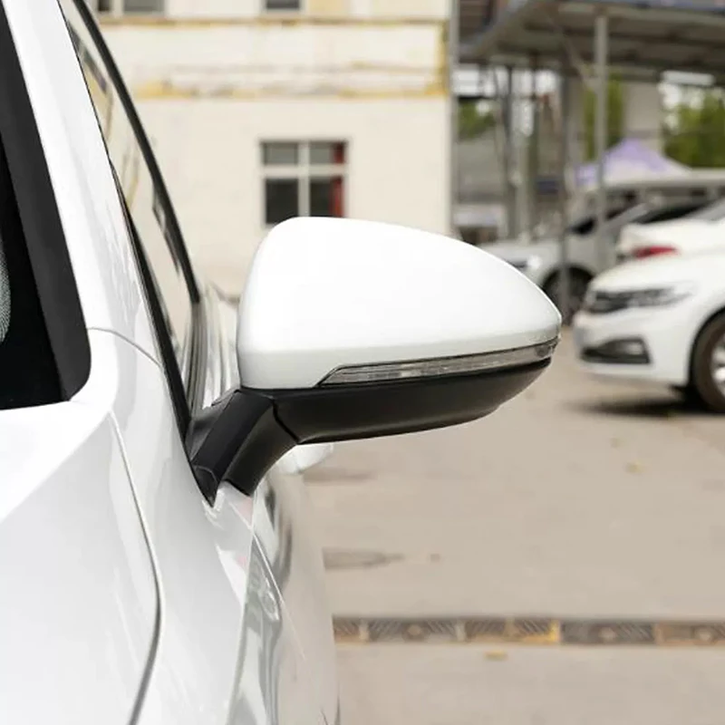 Replacement Rearview Mirror Cover Housing For VW Golf 7 MK7 MK7.5 GTI GTD 2013-2018 Black/White/Carbon Look Side Wing Mirror Cap