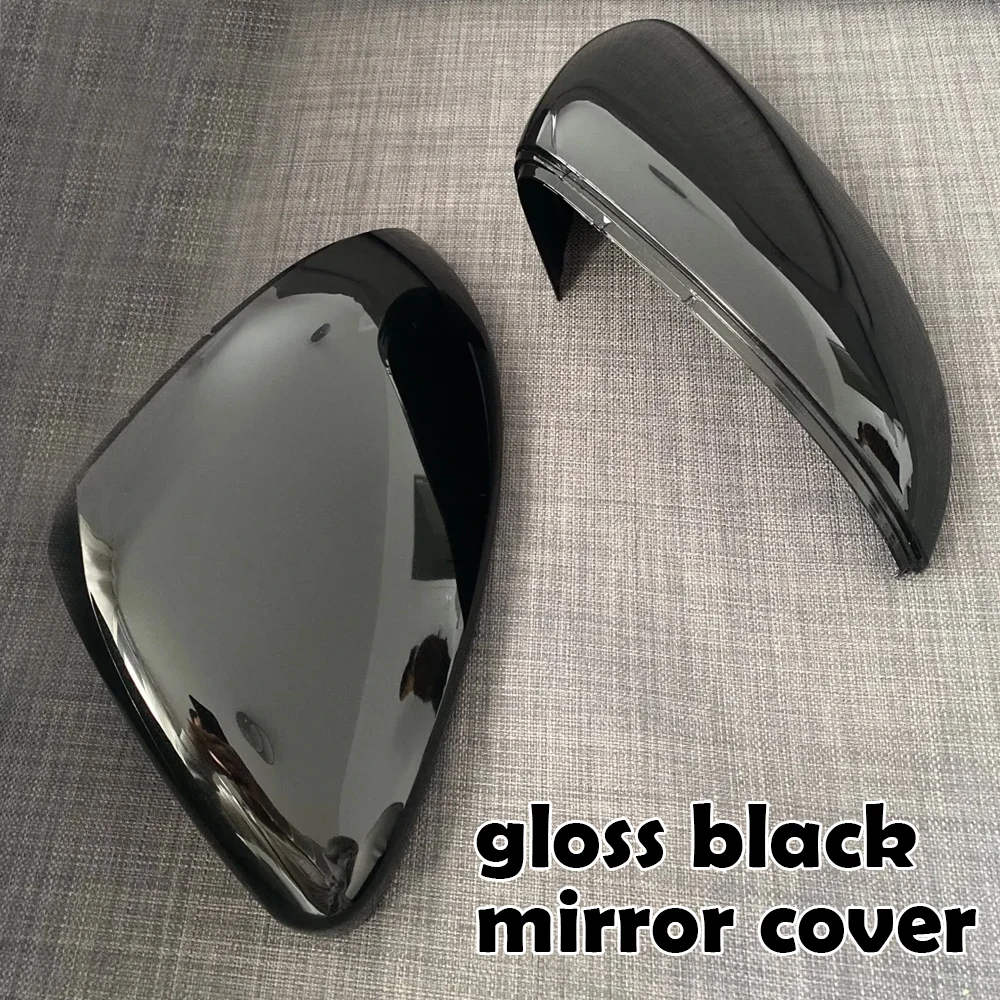 Replacement Rearview Mirror Cover Housing For VW Golf 7 MK7 MK7.5 GTI GTD 2013-2018 Black/White/Carbon Look Side Wing Mirror Cap
