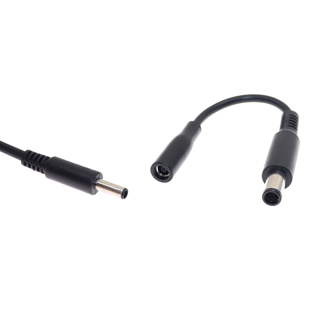 4.5x3.0mm Female to 7.4x5.0mm Male Plug Converter Dc Power Adapter Connector Laptop Charging Cable for Dell Notebook Charger