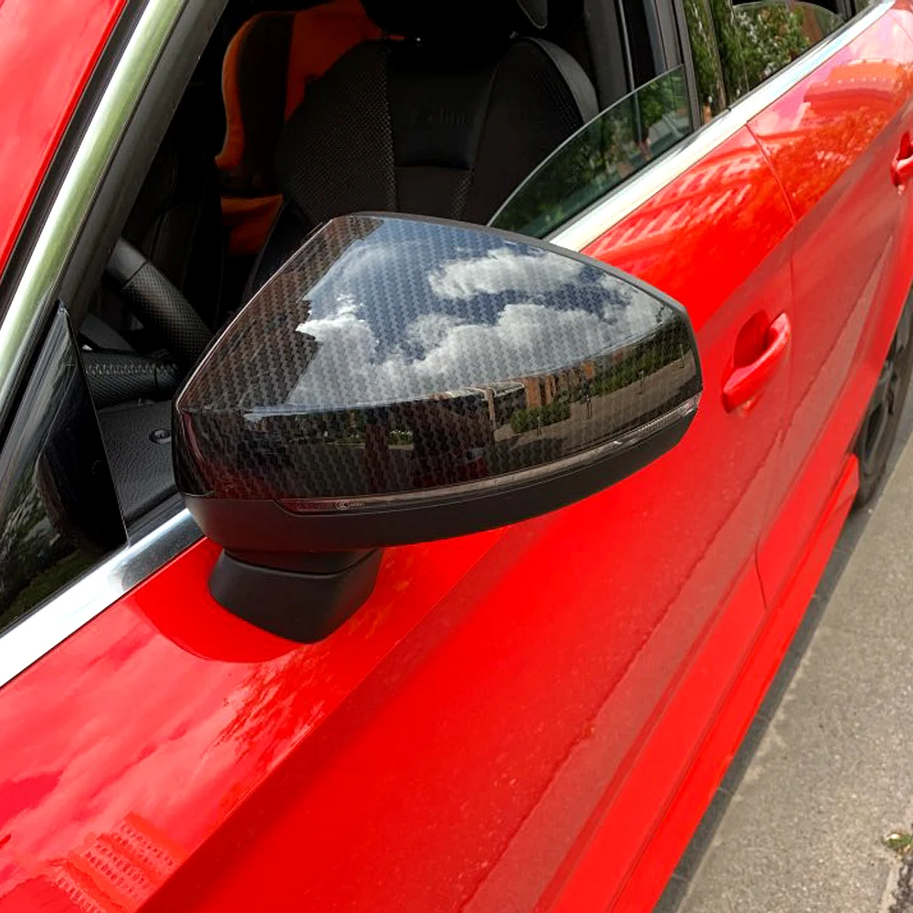 For Audi Rear View Side Car Mirror Cover for Audi A3 S3 8V RS3 2013 2014 2015 2016 2018 2017 2019 Car RearView Mirror Case Cover