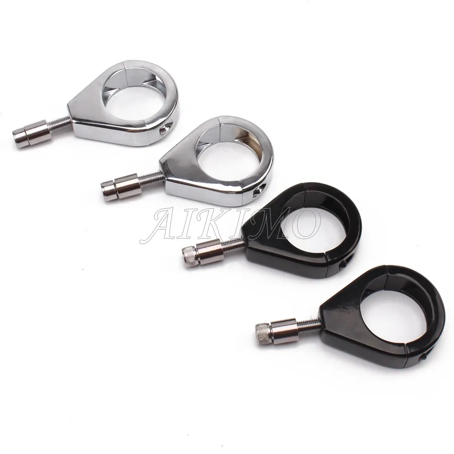 Motorcycle Turn Signal Relocation Bracket 39mm 41mm 49mm Fork Clamp Mount For Harley  Sportster 883 XL1200 For Dyna Universal