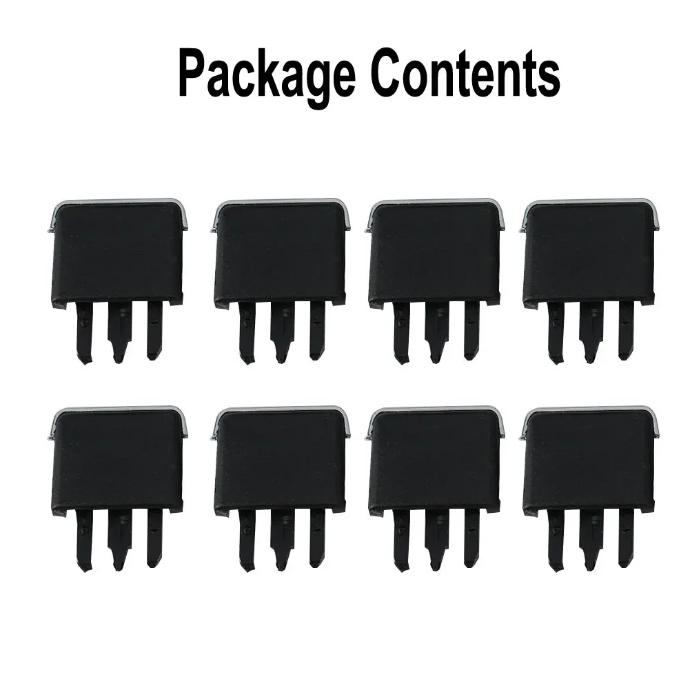 Air Vent Clips Car Black Car Vehicle For Reference Kit Set Slice 31.3mm X 34.2mm Universal Air Conditioning Vent