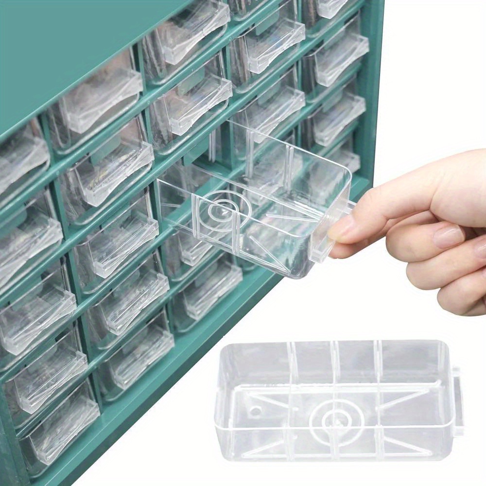 25 Multi-grid Drawer Parts Box Wall-mounted Screw Classification Component Box Tool Case Electronic Components Storage Toolbox