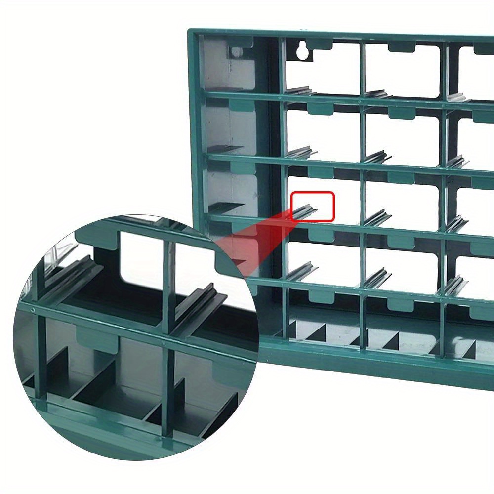25 Multi-grid Drawer Parts Box Wall-mounted Screw Classification Component Box Tool Case Electronic Components Storage Toolbox