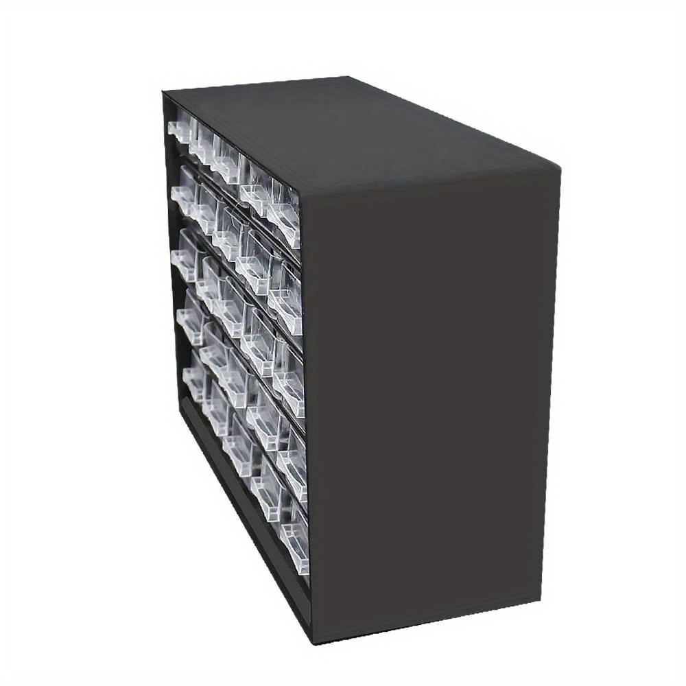 25 Multi-grid Drawer Parts Box Wall-mounted Screw Classification Component Box Tool Case Electronic Components Storage Toolbox