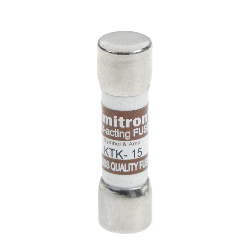 Multimeter Fuse 15A 600V Fast Acting Fuse KTK-15 10X38MM