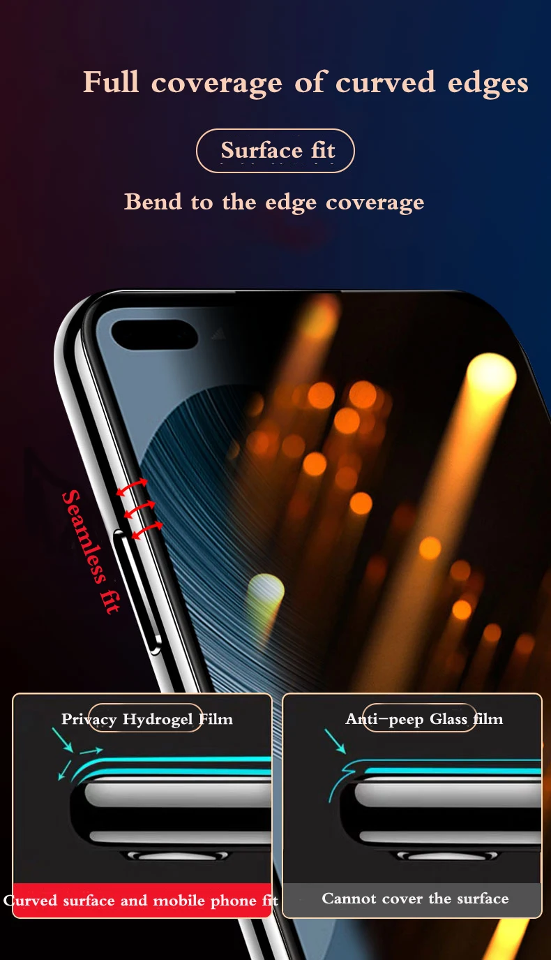 OnePlus13R Ace 1+ 10Pro Privacy For OnePlus 9Pro Hydrogel Film One Plus 12 Soft No Peeping Screen Protector Oneplus11R 13s