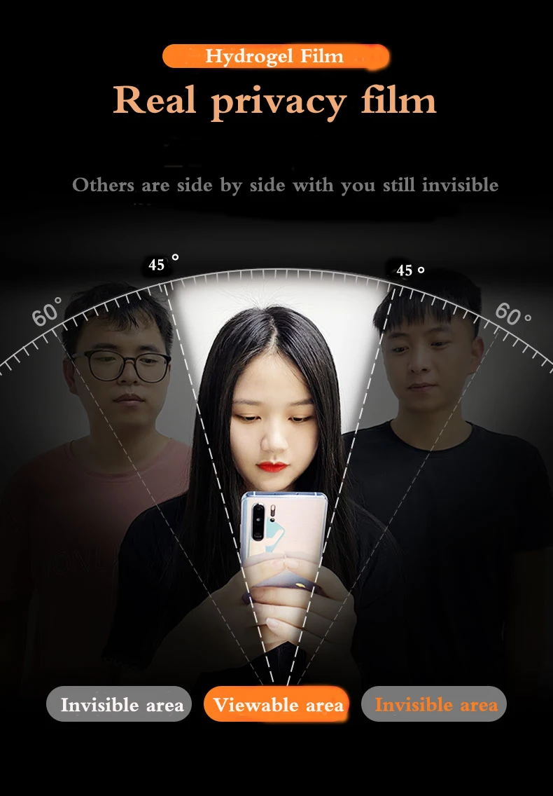 OnePlus13R Ace 1+ 10Pro Privacy For OnePlus 9Pro Hydrogel Film One Plus 12 Soft No Peeping Screen Protector Oneplus11R 13s