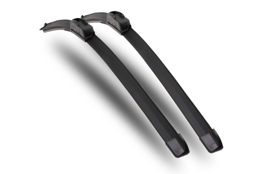 KAWOO Car Wiper Blade U Hook Universal Frameless Bracketless Rubber Car Windshield Wipe Blades 14"16"17"18"19"20"21"22"24"26"28"