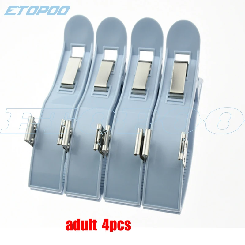 4pcs/Set ECG EKG Limb Clip Electrode for Adult or Children Pediatric Apply to BCI Bionet Biolight Contec Datex Edan GE Monitor
