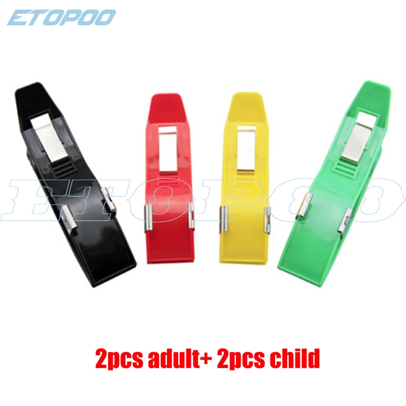 4pcs/Set ECG EKG Limb Clip Electrode for Adult or Children Pediatric Apply to BCI Bionet Biolight Contec Datex Edan GE Monitor