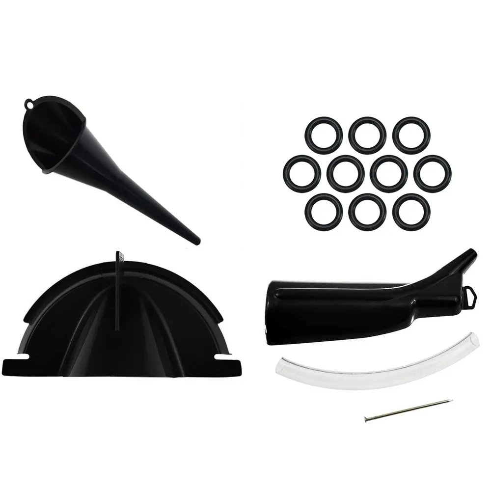 Motorcycle Transmission Crankcase Fill Funnel Primary Case Oil Fill Funnel Cover Sealing O-Ring For Harley Touring Dyna Softail