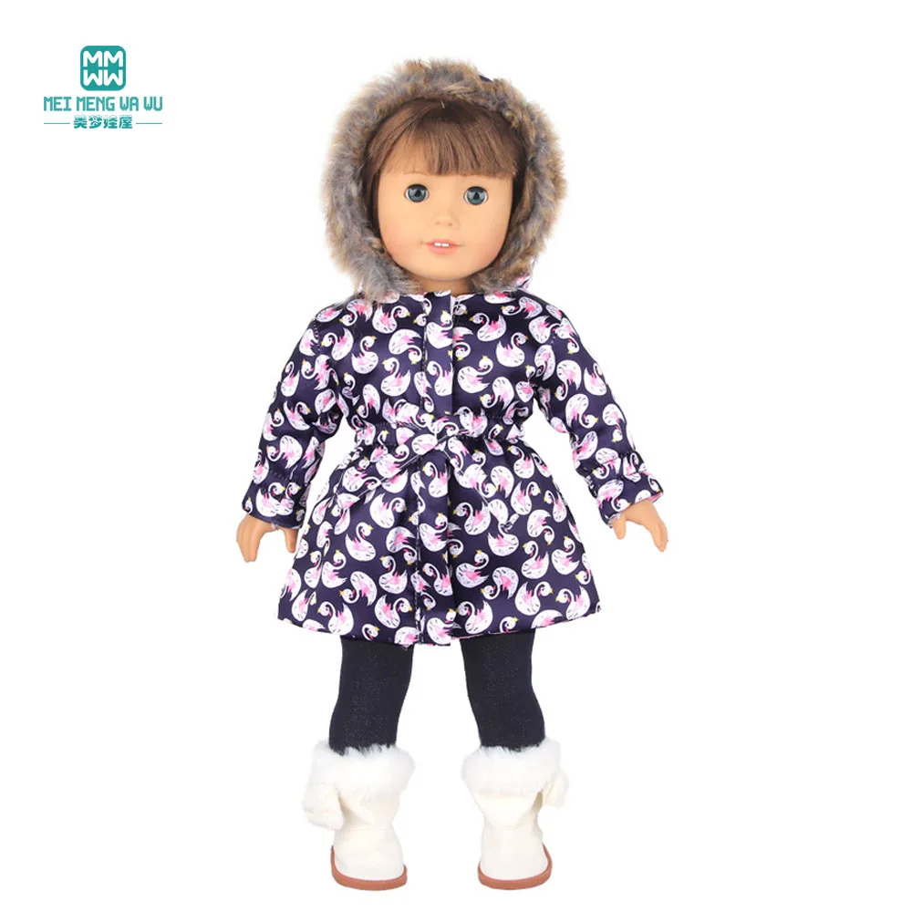 Clothes for Doll Fit 43-45cm Toy New Born Doll Accessories Fashion Knitted Suit, Cartoon Suit