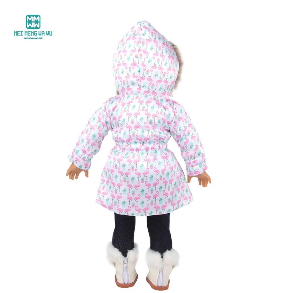 Clothes for Doll Fit 43-45cm Toy New Born Doll Accessories Fashion Knitted Suit, Cartoon Suit