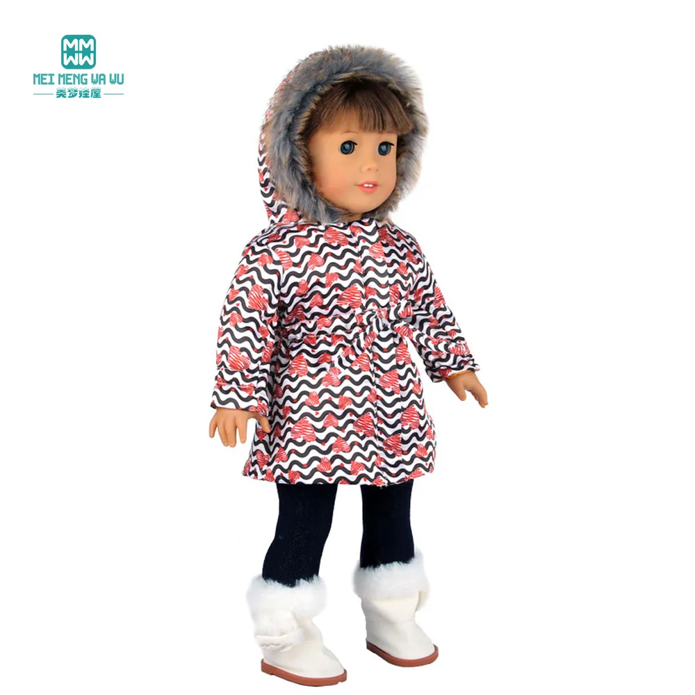 Clothes for Doll Fit 43-45cm Toy New Born Doll Accessories Fashion Knitted Suit, Cartoon Suit