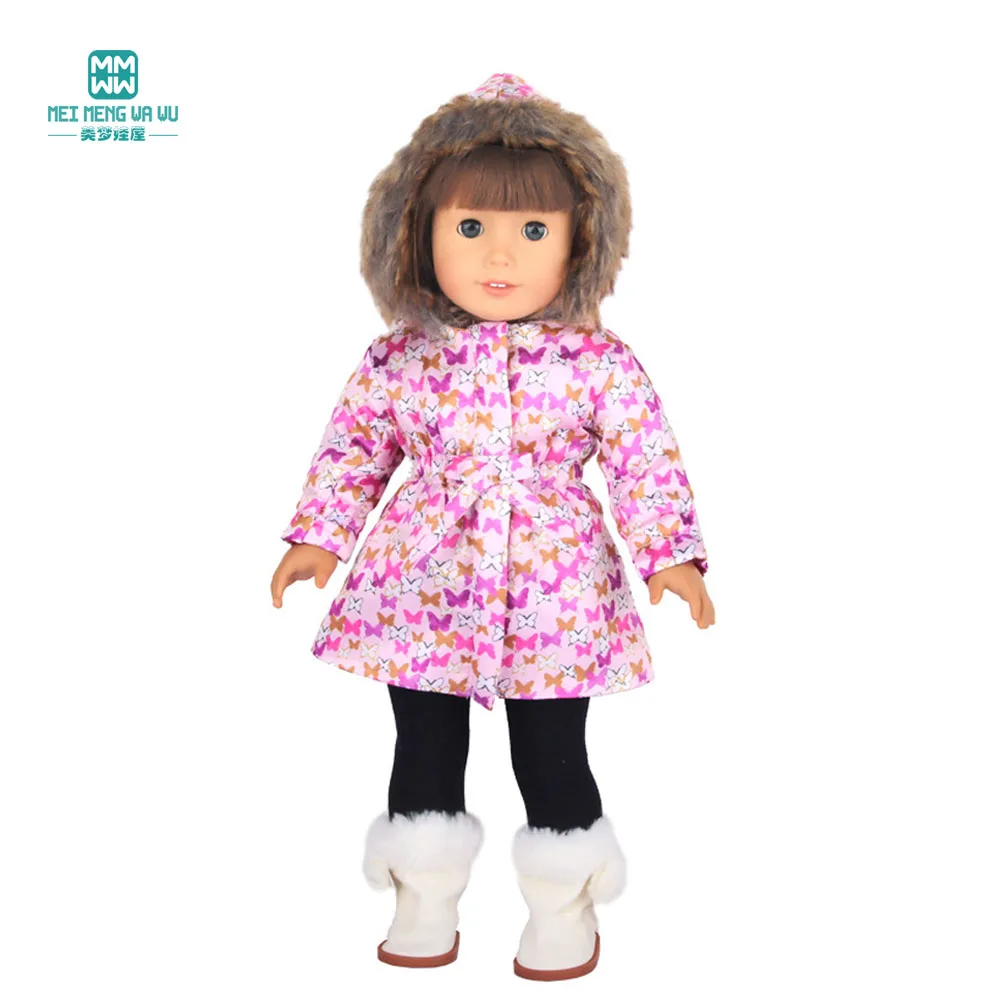 Clothes for Doll Fit 43-45cm Toy New Born Doll Accessories Fashion Knitted Suit, Cartoon Suit
