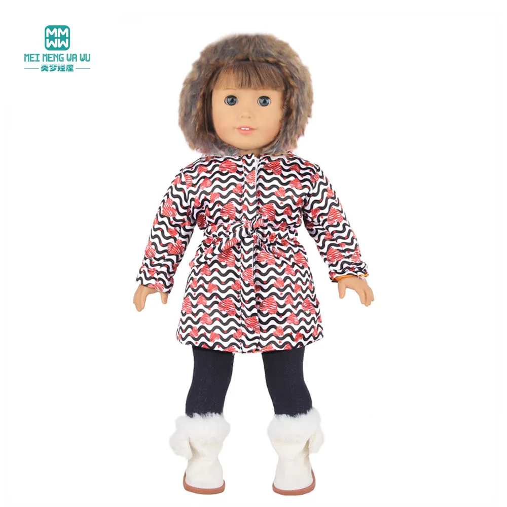 Clothes for Doll Fit 43-45cm Toy New Born Doll Accessories Fashion Knitted Suit, Cartoon Suit