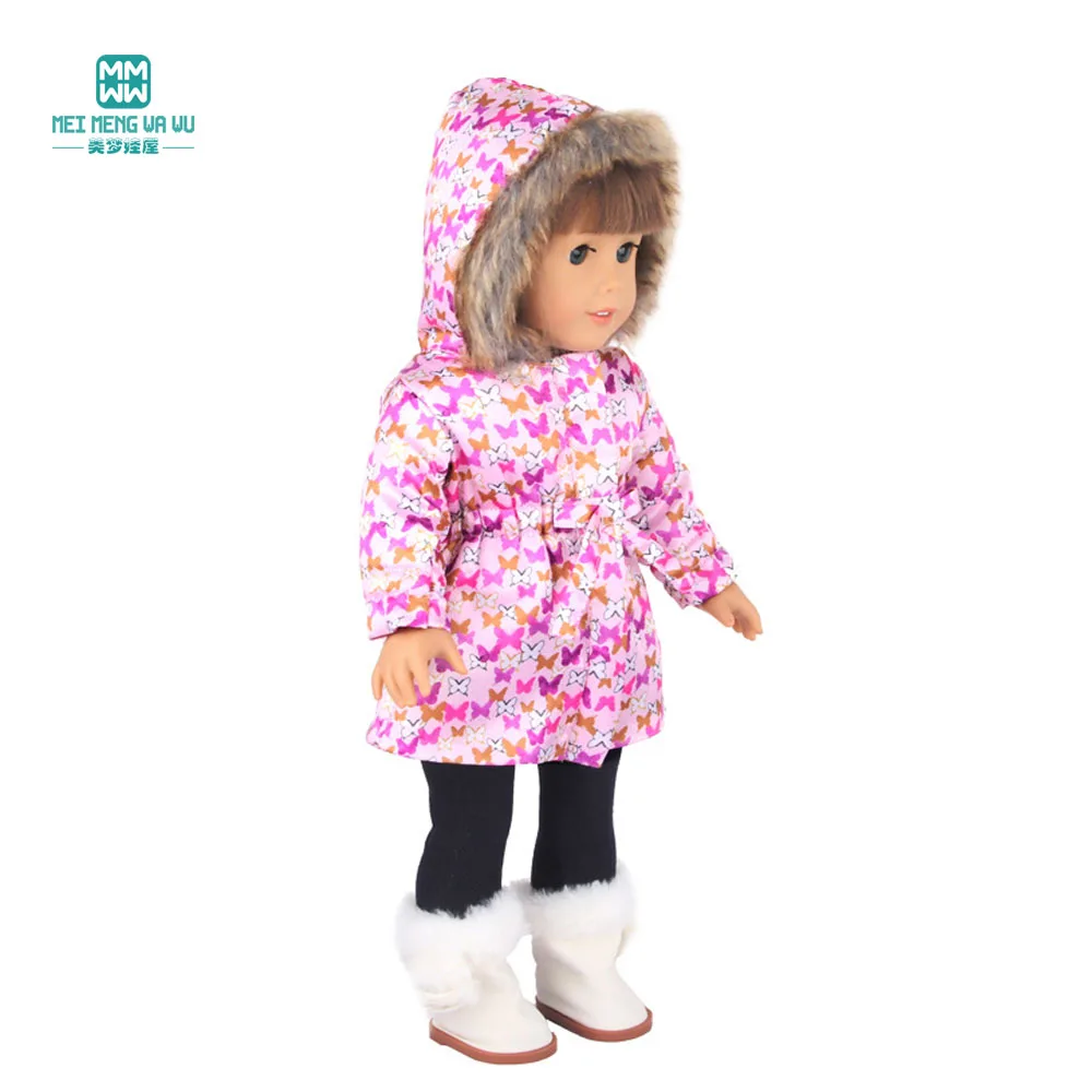 Clothes for Doll Fit 43-45cm Toy New Born Doll Accessories Fashion Knitted Suit, Cartoon Suit