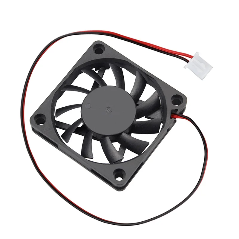 2 Pieces YOUNUON DC 5V/12V/24V Sleeve&Dual Ball Bearing 60mm 6cm 60x60x10mm Cooling Fan 6010 Brushless Cooling Cooler Fan
