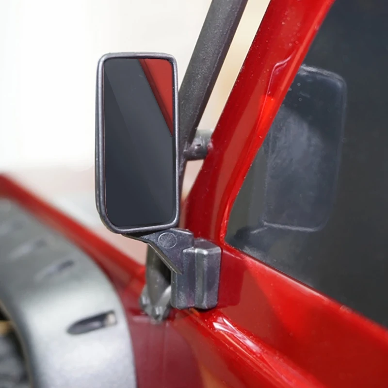 YEAHRUN Lens Reflective Auto Mirror Rearview Mirror for TRX-4 TRX4 Defender 1/10 RC Crawler Car Model Upgrade Parts Accessories