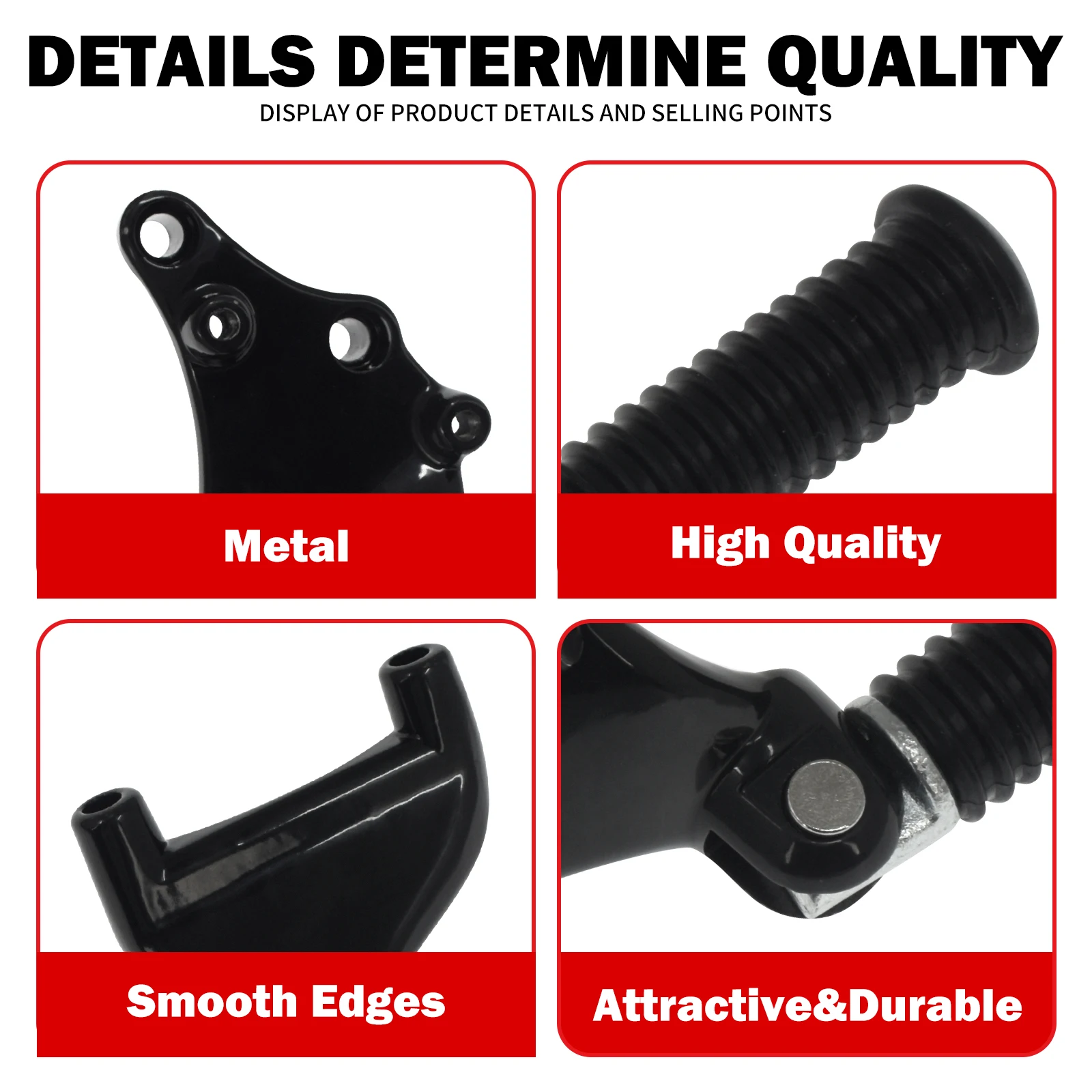 Motorcycle Black Footrest Rear Passenger Foot Pegs Mount Pedal For Harley Sportster XL 2000-2022 883 1200 72 48 Iron Forty Eight