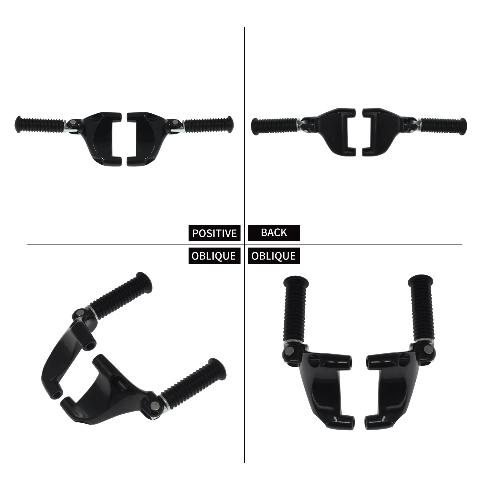 Motorcycle Black Footrest Rear Passenger Foot Pegs Mount Pedal For Harley Sportster XL 2000-2022 883 1200 72 48 Iron Forty Eight