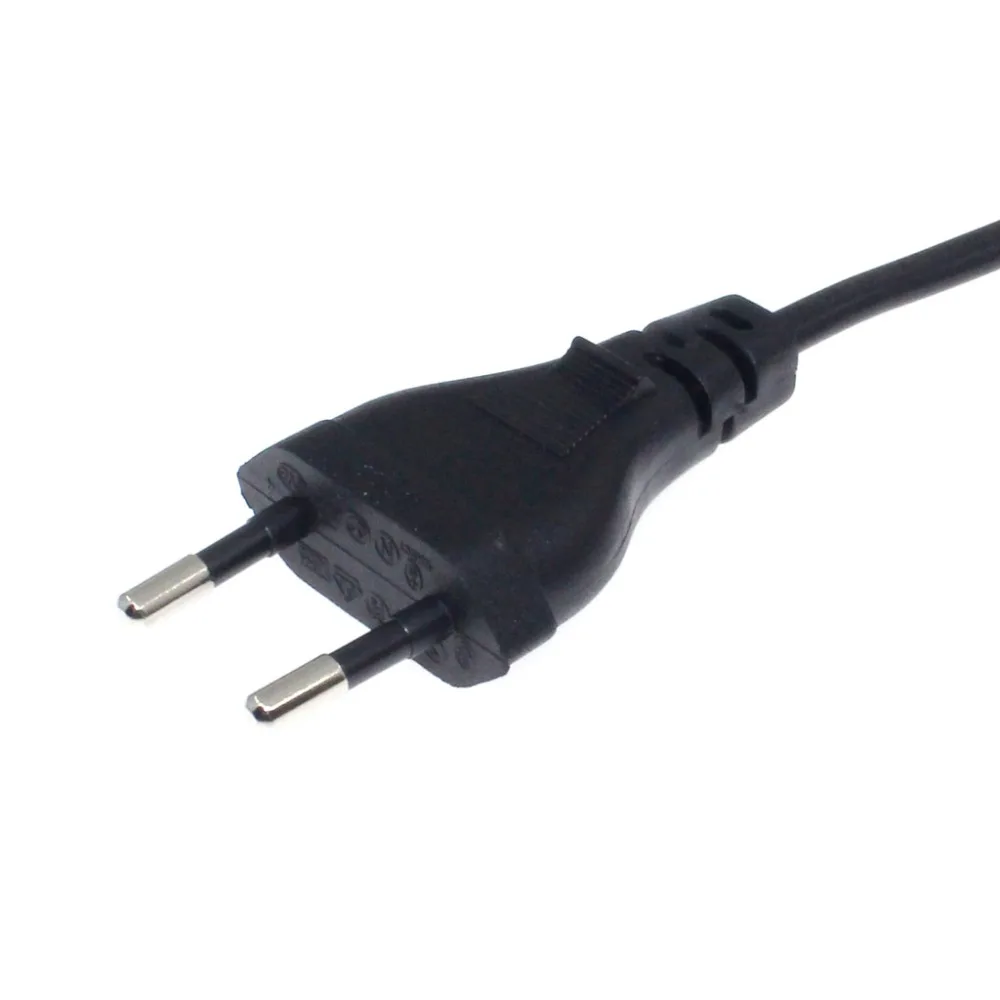IEC 320 C7 Figure 8 To EU 2 Prong Plug AC Power Cord 30cm/50cm Copper Power Cable 2.5A 250V