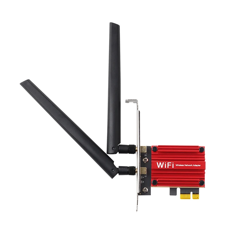 3000Mbps WiFi6E AX210 Bluetooth 5.3 Dual Band 2.4G/5GHz/6GHz WiFi Card 802.11AX/AC PCI Express Wireless Network Card Adapter PC