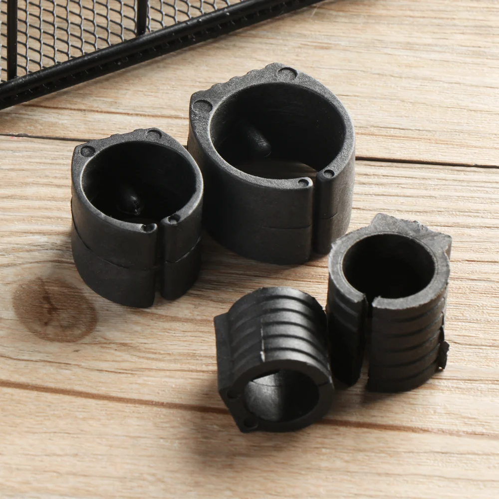 10pcs/Set U Shaped Black Chair Leg Pad Non-Slip Anti-Front Tilt Damper Stool Floor Protector Durable Plastic Tube Caps Useful