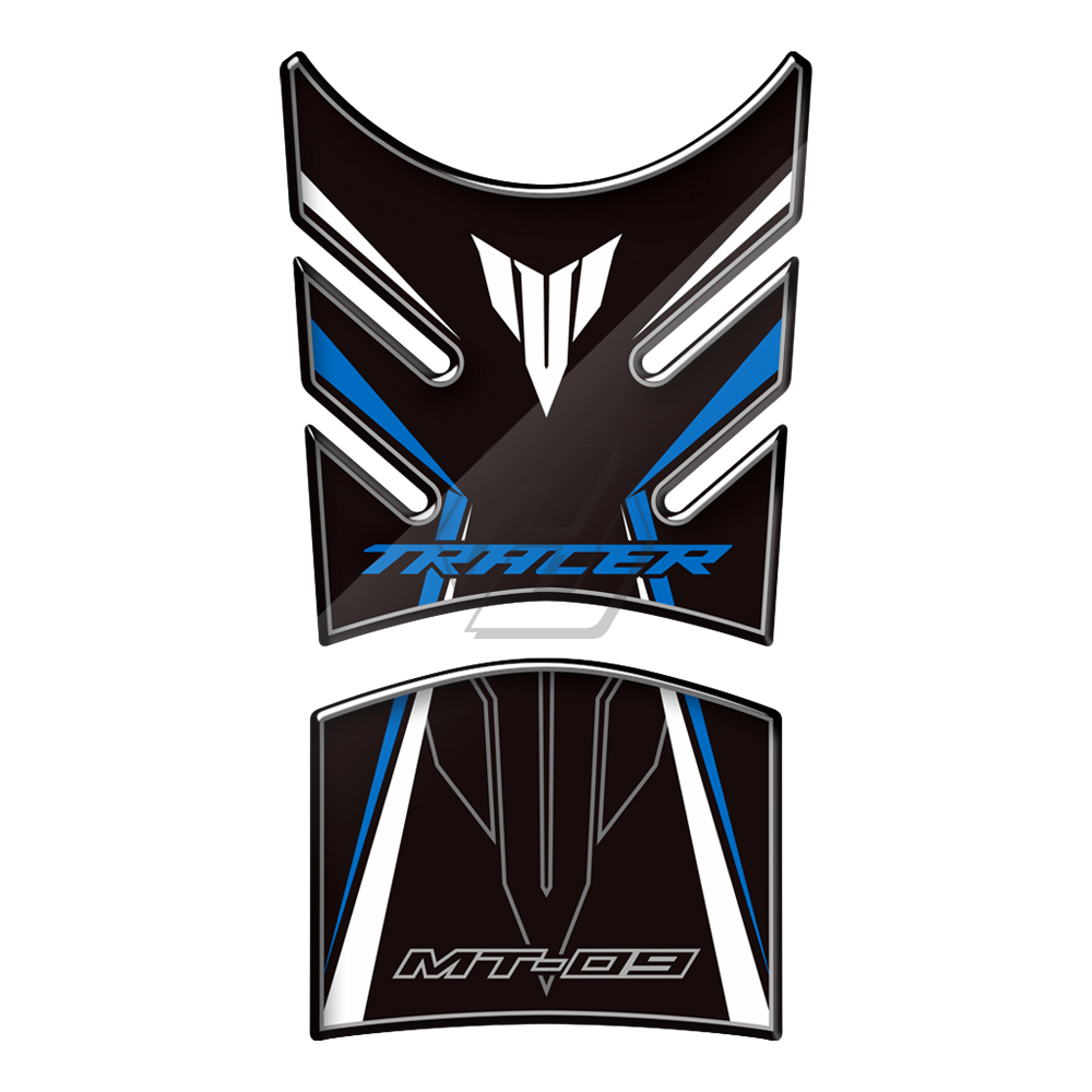 Motorcycle Tank Pad Protector Case for Yamaha MT-09 MT09 Tracer 2014-2018 - 3D Resin